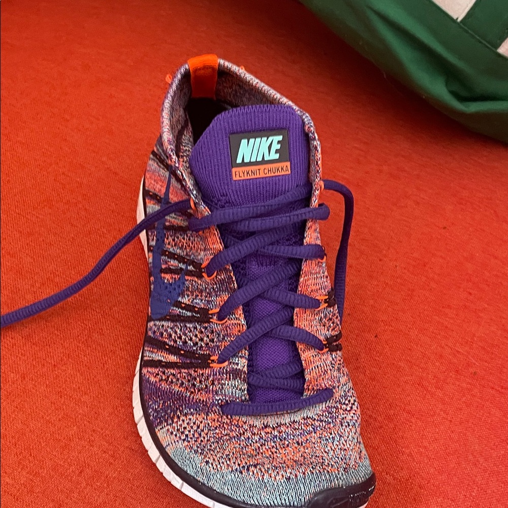 Nike Flyknit Trainer — Purple, Orange, Teal Multicolor Knit